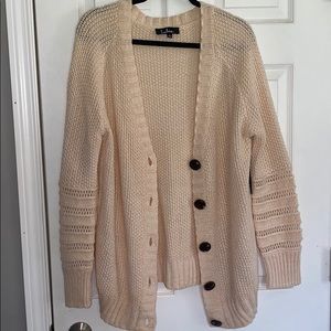 Peach cardigan